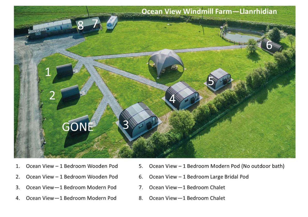 Ocean View 5 - 1 Bedroom Modern Pod - Llanrhidian エクステリア 写真